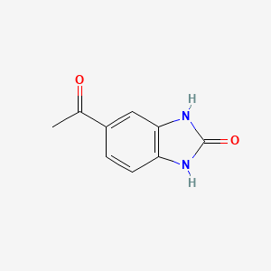 molecular formula C9H8N2O2 B1281889 5-乙酰基-1,3-二氢-2H-苯并咪唑-2-酮 CAS No. 39513-27-4