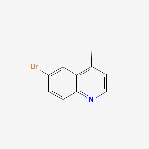 molecular formula C10H8BrN B1281910 6-Bromo-4-methylquinoline CAS No. 41037-28-9