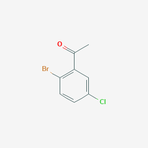 molecular formula C8H6BrClO B1281923 1-(2-Bromo-5-chlorophenyl)ethanone CAS No. 935-99-9