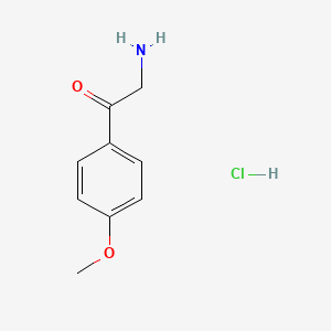 molecular formula C9H12ClNO2 B1281928 2-Amino-4'-methoxyacetophenone hydrochloride CAS No. 3883-94-1