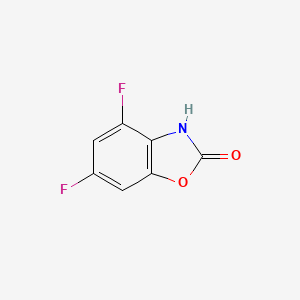 molecular formula C7H3F2NO2 B12819317 4,6-Difluorobenzo[d]oxazol-2(3H)-one CAS No. 1341868-57-2
