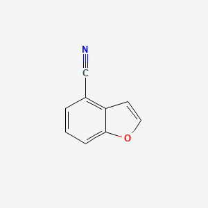 molecular formula C9H5NO B1281937 Benzofuran-4-carbonitrile CAS No. 95333-17-8
