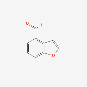 molecular formula C9H6O2 B1281938 苯并呋喃-4-甲醛 CAS No. 95333-13-4