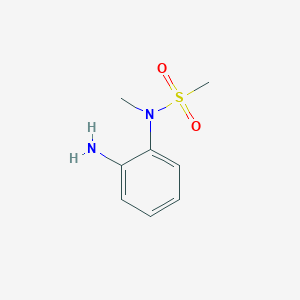 molecular formula C8H12N2O2S B1281950 N-(2-氨基苯基)-N-甲基甲磺酰胺 CAS No. 90140-21-9