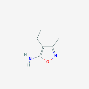 molecular formula C6H10N2O B1281955 4-Ethyl-3-methylisoxazol-5-amine CAS No. 91084-67-2