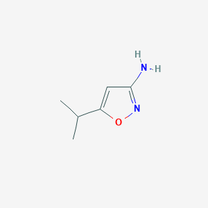 molecular formula C6H10N2O B1281974 5-(Propan-2-yl)-1,2-oxazol-3-amine CAS No. 55809-38-6