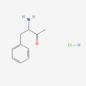 molecular formula C10H14ClNO B1281979 3-Amino-4-phenylbutan-2-one hydrochloride CAS No. 5440-27-7
