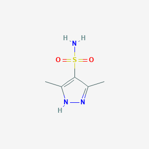 molecular formula C5H9N3O2S B1281981 3,5-dimethyl-1H-pyrazole-4-sulfonamide CAS No. 88398-54-3