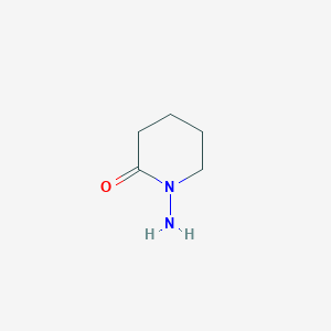 molecular formula C5H10N2O B1281985 1-Aminopiperidin-2-one CAS No. 31967-09-6