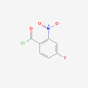 molecular formula C7H3ClFNO3 B1281994 4-Fluoro-2-nitrobenzoyl chloride CAS No. 57750-82-0
