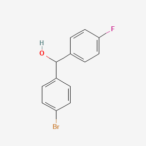 molecular formula C13H10BrFO B1282003 (4-Bromophenyl)(4-fluorophenyl)methanol CAS No. 3851-47-6