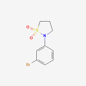 2-(3-Bromophenyl)isothiazolidine 1,1-dioxide