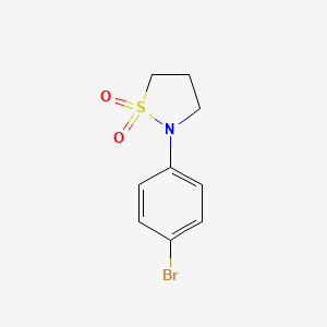 2-(4-Bromophenyl)isothiazolidine 1,1-dioxide
