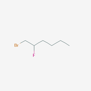 molecular formula C6H12BrF B1282010 1-Bromo-2-fluorohexane 