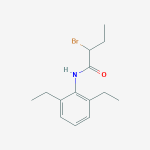 B1282012 2-bromo-N-(2,6-diethylphenyl)butanamide CAS No. 71394-99-5