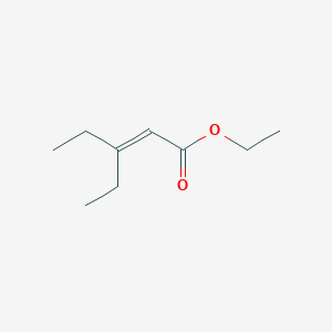 molecular formula C9H16O2 B1282016 Ethyl 3-ethylpent-2-enoate CAS No. 15249-93-1
