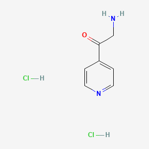 molecular formula C7H10Cl2N2O B1282020 2-Amino-1-(pyridin-4-yl)ethanone dihydrochloride CAS No. 51746-83-9