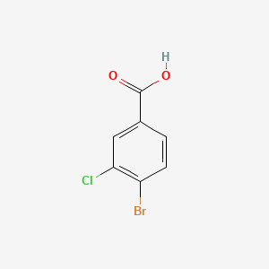 molecular formula C7H4BrClO2 B1282025 4-Bromo-3-chlorobenzoic acid CAS No. 25118-59-6