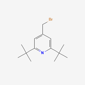 molecular formula C14H22BrN B1282028 4-(Bromomethyl)-2,6-di-tert-butylpyridine CAS No. 81142-32-7
