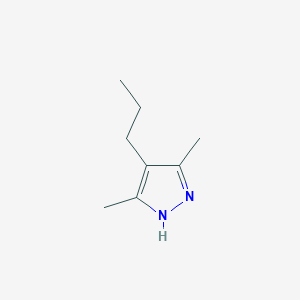 molecular formula C8H14N2 B1282031 3,5-dimethyl-4-propyl-1H-pyrazole CAS No. 81328-51-0