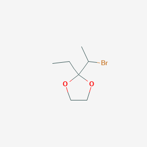 2-(1-Bromoethyl)-2-ethyl-1,3-dioxolane