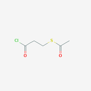molecular formula C5H7ClO2S B1282041 3-(acetylsulfanyl)propanoyl chloride CAS No. 41345-72-6