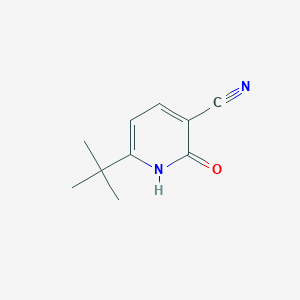 molecular formula C10H12N2O B1282043 6-Tert-butyl-2-oxo-1,2-dihydropyridine-3-carbonitrile CAS No. 4138-19-6