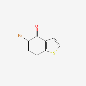 molecular formula C8H7BrOS B1282044 5-Bromo-6,7-dihydrobenzo[b]thiophen-4(5H)-one CAS No. 2513-49-7