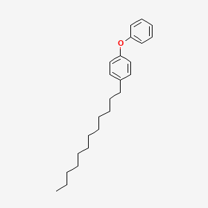 molecular formula C24H34O B12820462 1-Dodecyl-4-phenoxybenzene CAS No. 55191-60-1