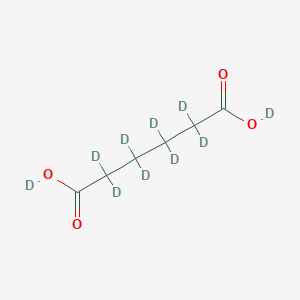 molecular formula C6H10O4 B128205 Adipic acid-d10 CAS No. 25373-21-1