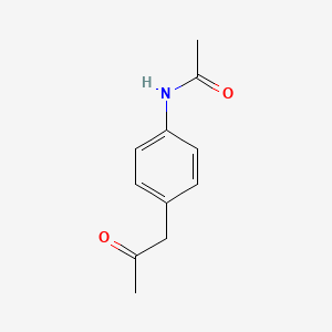 molecular formula C11H13NO2 B1282052 N-[4-(2-oxopropyl)phenyl]acetamide CAS No. 4173-84-6