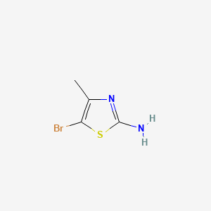 molecular formula C4H5BrN2S B1282055 2-Amino-5-Bromo-4-Methylthiazole CAS No. 3034-57-9