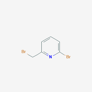 molecular formula C6H5Br2N B1282057 2-Bromo-6-(bromomethyl)pyridine CAS No. 83004-10-8