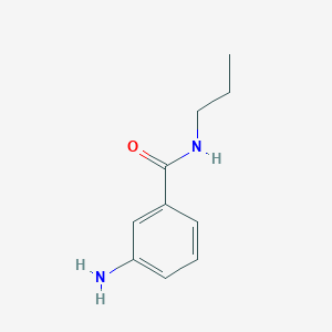 molecular formula C10H14N2O B1282069 3-氨基-N-丙基苯甲酰胺 CAS No. 81882-78-2