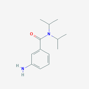 molecular formula C13H20N2O B1282071 3-Amino-N,N-diisopropylbenzamide CAS No. 81882-74-8