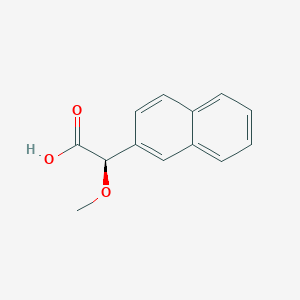 molecular formula C13H12O3 B128208 (R)-alpha-Methoxy-2-naphthylacetic acid CAS No. 156942-67-5