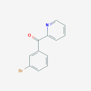 molecular formula C12H8BrNO B1282082 2-(3-Bromobenzoyl)pyridine CAS No. 206357-82-6