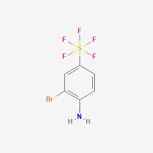 (4-Amino-3-bromophenyl)pentafluorosulfur