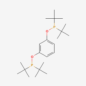 molecular formula C22H40O2P2 B1282091 1,3-Bis[(di-tert-butylphosphino)oxy]benzene CAS No. 338800-20-7