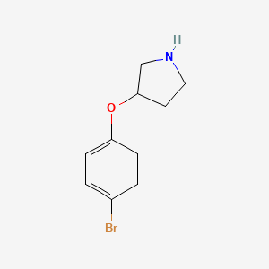 molecular formula C10H12BrNO B1282104 3-(4-Bromophenoxy)pyrrolidine CAS No. 337912-68-2