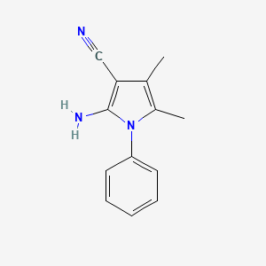2-amino-4,5-dimethyl-1-phenyl-1H-pyrrole-3-carbonitrile