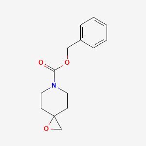 molecular formula C14H17NO3 B1282121 Benzyl 1-oxa-6-azaspiro[2.5]octane-6-carboxylate CAS No. 77211-75-7