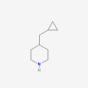 molecular formula C9H17N B12821235 4-(Cyclopropylmethyl)piperidine 
