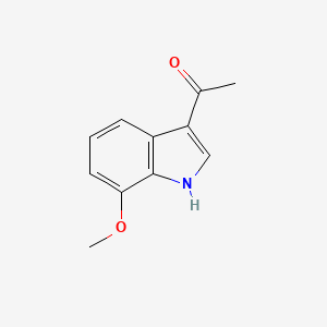 molecular formula C11H11NO2 B12821367 1-(7-methoxy-1H-indol-3-yl)ethanone 