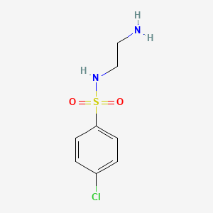 molecular formula C8H11ClN2O2S B1282146 N-(2-Aminoethyl)-4-chlorobenzenesulfonamide CAS No. 83019-90-3