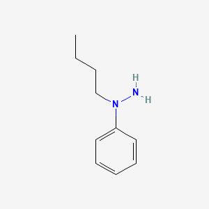 molecular formula C10H16N2 B1282163 1-丁基-1-苯基肼 CAS No. 61715-75-1