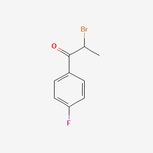 molecular formula C9H8BrFO B1282179 2-Bromo-1-(4-fluorophenyl)propan-1-one CAS No. 345-94-8