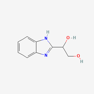 molecular formula C9H10N2O2 B12821815 1-(1H-Benzo[d]imidazol-2-yl)ethane-1,2-diol 