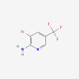 molecular formula C6H4BrF3N2 B1282194 3-Bromo-5-(trifluoromethyl)pyridin-2-amine CAS No. 79456-30-7