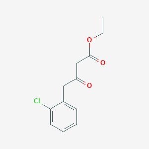 B1282198 Ethyl 4-(2-chlorophenyl)-3-oxobutanoate CAS No. 83657-82-3